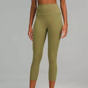 lululemon Align High-Rise Crop 23" Bronze Green Size 0